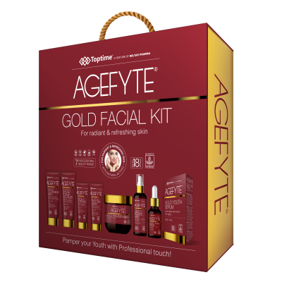 Agefyte Gold Facial Kit Pamper your Youth with professional touch