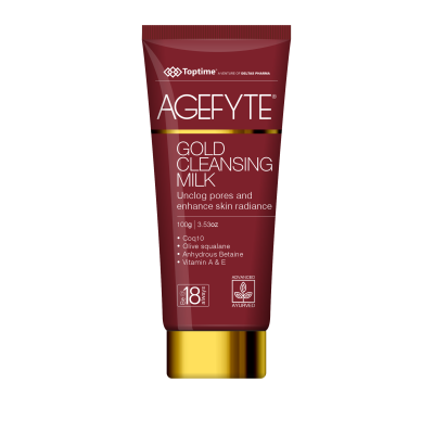 Agefyte Gold Cleansing Milk Unclog pores and enhance skin radiance