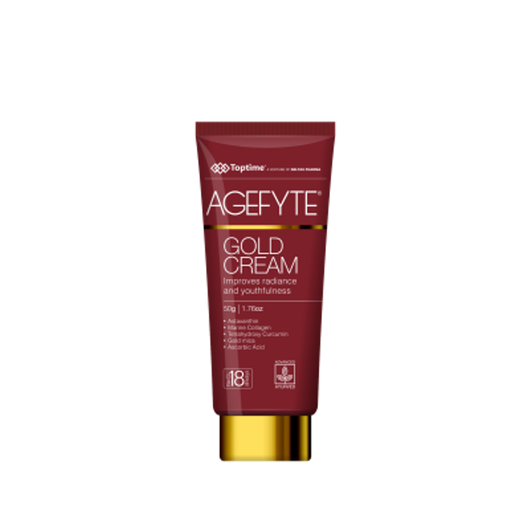 Agefyte Gold Cream Improves radiance and youthfulness