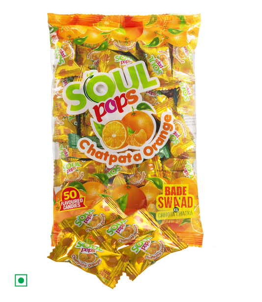 Soul Pops Chatpata Orange Candy