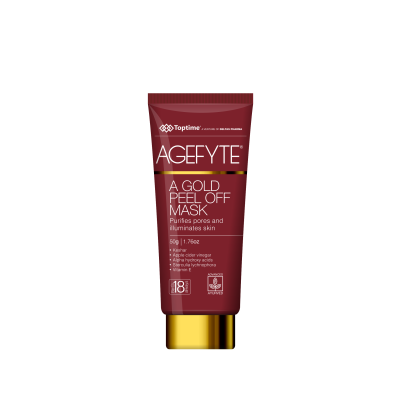 Agefyte A Gold Peel Off Mask Purifies pores and illuminates skin